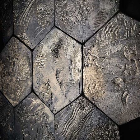 ESAGONA GRAFFITI RAKU